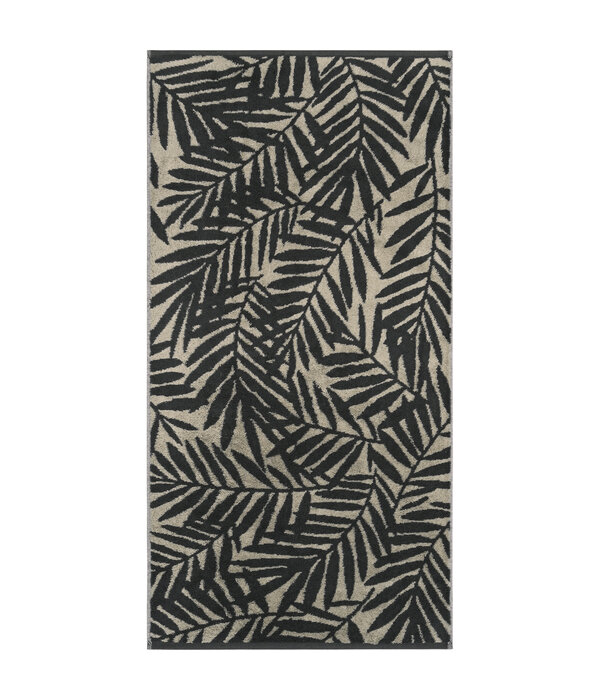 Cawö handdoekenlijn Maison Leaves basalt (37), 6267