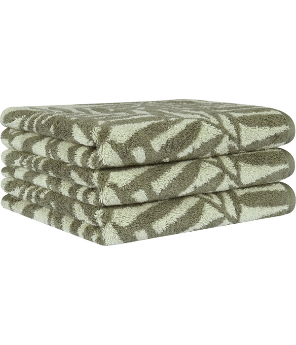 Cawö handdoekenlijn Maison Leaves field (44), 6267 (33)