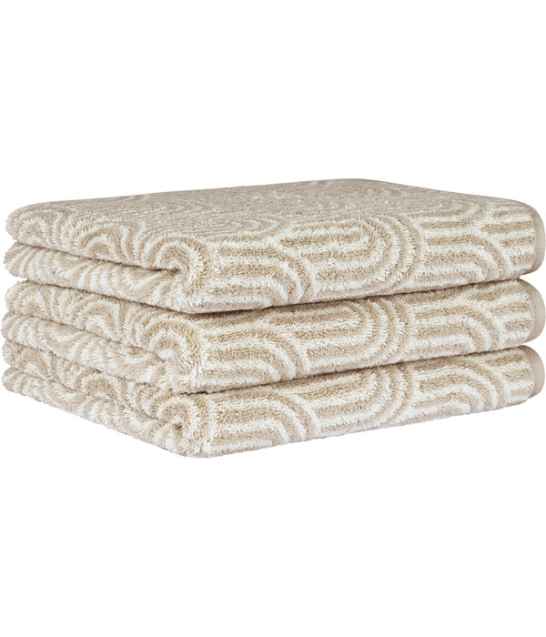 Cawö handdoekenlijn Maison Arcs natur (33), 6268