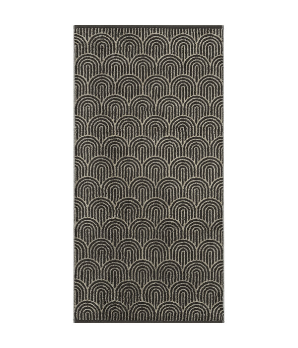 Cawö handdoekenlijn Maison Arcs basalt (37), 6268