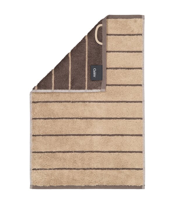 Cawö gestreepte handdoekenlijn Balance 6232, sand (39)