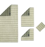 Cawö gestreepte handdoekenlijn Balance 6232, wasabi (44)