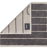 Cawö gestreepte handdoekenlijn Balance 6232, anthrazit (73)