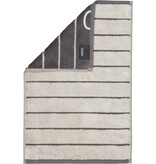 Cawö gestreepte handdoekenlijn Balance 6232, platin (77)