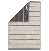 Cawö gestreepte handdoekenlijn Balance 6232, platin (77)