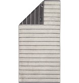 Cawö gestreepte handdoekenlijn Balance 6232, platin (77)