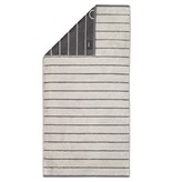 Cawö gestreepte handdoekenlijn Balance 6232, platin (77)