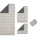 Cawö gestreepte handdoekenlijn Balance 6232, platin (77)