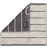 Cawö gestreepte handdoekenlijn Balance 6232, platin (77)