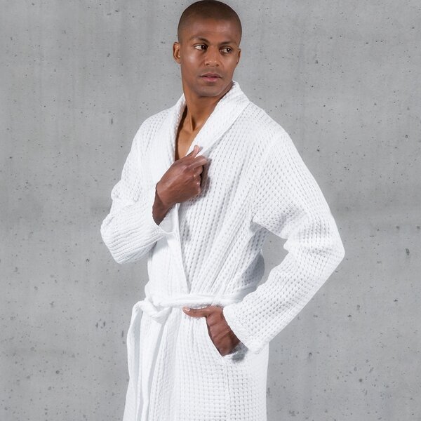 Pousada wafelbadjassen white (100), 300 gram per m²