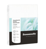 Bonnanotte set van 2 100% katoenen gewatteerde kussenbeschermers 60x60 cm