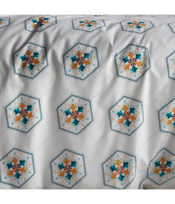 De Witte Lietaer dekbedovertrekset Saga exotic plume 180TC