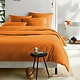 oranje dekbedovertrek Olivia (uni) copper 200TC, vanaf