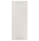 Cawö gestreepte saunalakens Balance 6237, natur (33)