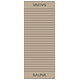 gestreepte saunalakens Balance 6237, sand (39)