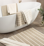 Cawö zandkleurige gestreepte badmat Balance 1008, natur (33)