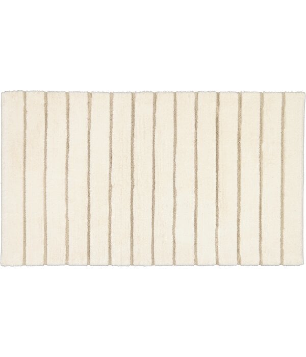 Cawö zandkleurige gestreepte badmat Balance 1008, natur (33)