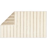 Cawö zandkleurige gestreepte badmat Balance 1008, natur (33)