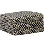 Cawö zwart - beige handdoekenlijn Natural Allover 6215, natur-schwarz (39)