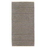 Cawö zwart - beige gestreepte handdoekenlijn Natural 6216, zwart/beige