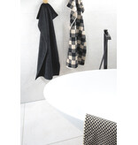 Cawö zwart - beige handdoekenlijn Natural Check 6217