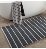 Cawö antraciet gestreepte badmat Balance 1008, anthrazit (73)