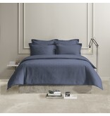De Witte Lietaer blauwe dekbedovertrekset Skyscraper indigo, 220TC