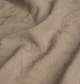 strijkvrij taupe tafellaken Cordoba 130x170 cm, nougat (N)