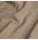strijkvrij taupe tafellaken Cordoba 130x170 cm, nougat (N)