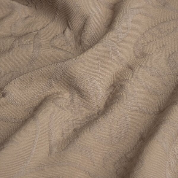 strijkvrij taupe tafellaken Cordoba 130x170 cm, nougat (N)