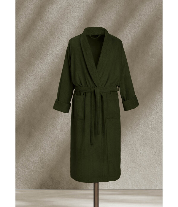 De Witte Lietaer groene badjas Etrusk khaki
