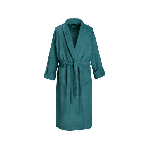 De Witte Lietaer blauwgroene badjas Etrusk lake green