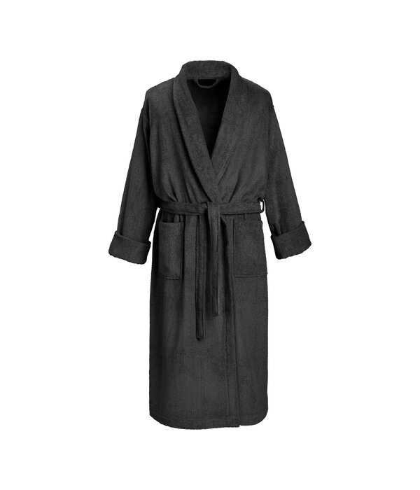De Witte Lietaer donkergrijze badjas Etrusk ebony