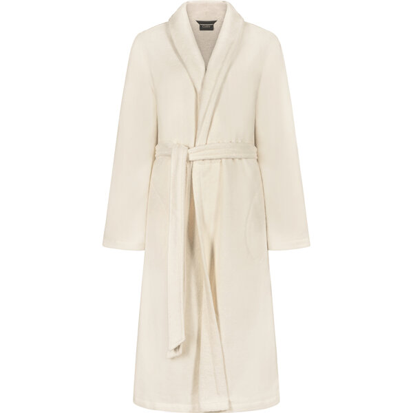 roomkleurige dames badjas met shawlkraag, 836 (champagne, 33)