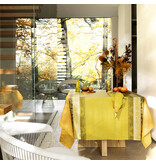 Le Jacquard Français Mumbai yellow, gecoat tafellinnen