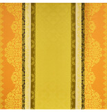 Le Jacquard Français Mumbai yellow, gecoat tafellinnen