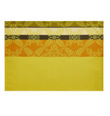 Le Jacquard Français Mumbai yellow, gecoat tafellinnen