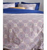 De Witte Lietaer dekbedovertrekset Aziz soladite blue 180TC