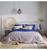 De Witte Lietaer dekbedovertrekset Aziz soladite blue 180TC