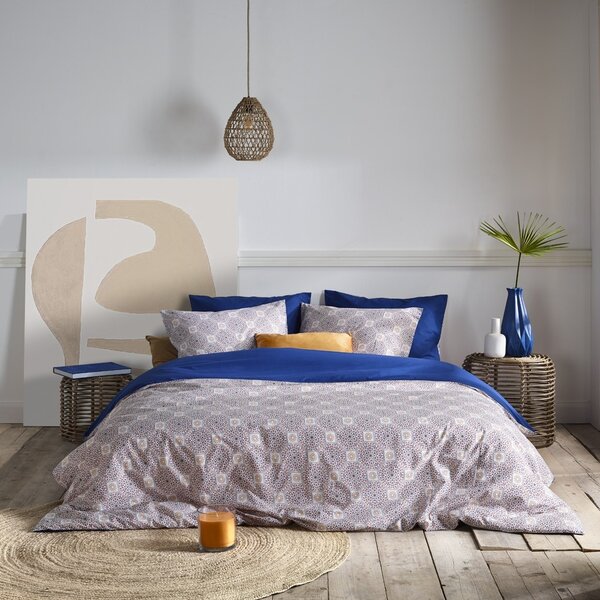 dekbedovertrekset Aziz soladite blue 180TC, vanaf