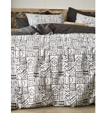 De Witte Lietaer dekbedovertrekset Cuzco stone grey 180TC