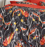 De Witte Lietaer dekbedovertrekset Perrot fiery red 180TC