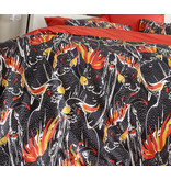 De Witte Lietaer dekbedovertrekset Perrot fiery red 180TC