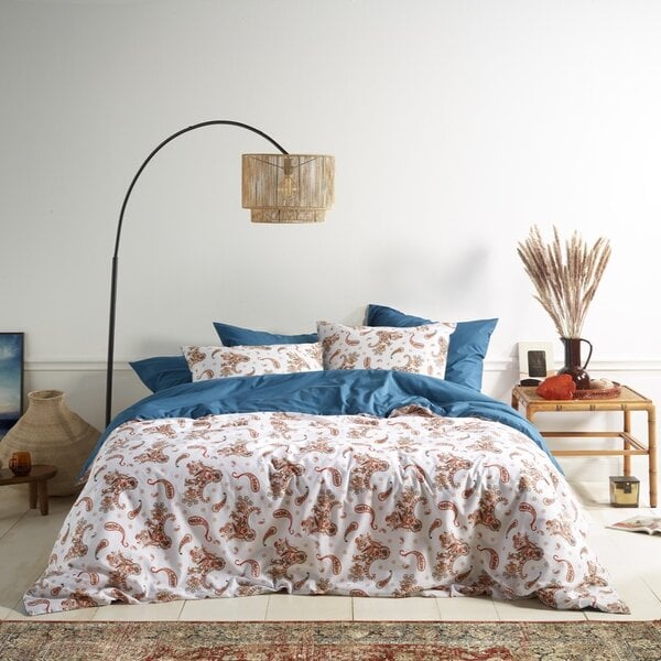 dekbedovertrekset Sybil Moroccan blue 180TC, vanaf
