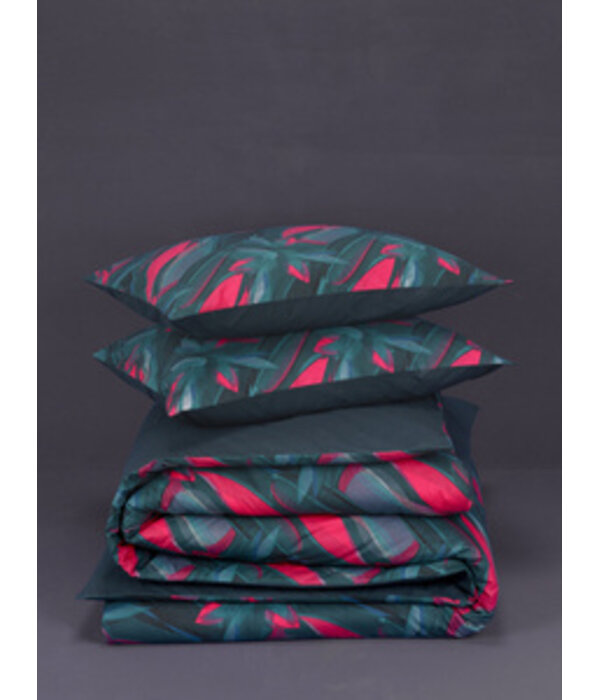 De Witte Lietaer dekbedovertrekset Rosalyn atlantic deep 180TC