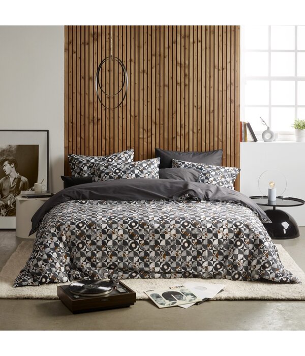 De Witte Lietaer dekbedovertrekset Division forged iron 180TC