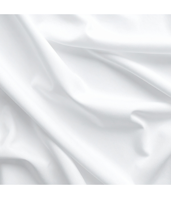 Lysdrap wit laken gekamd katoen 200TC, model Virgo,  in verschillende maten