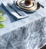 Le Jacquard Français Tivoli blue tafellinnen, 100% gekamd linnen