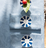 Le Jacquard Français Tivoli blue tafellinnen, 100% gekamd linnen