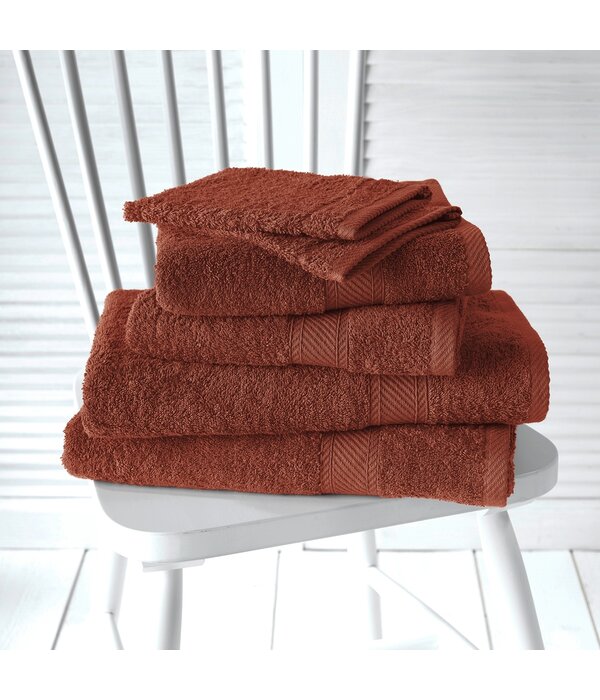 De Witte Lietaer handdoeken Helene caramel in verschillende maten